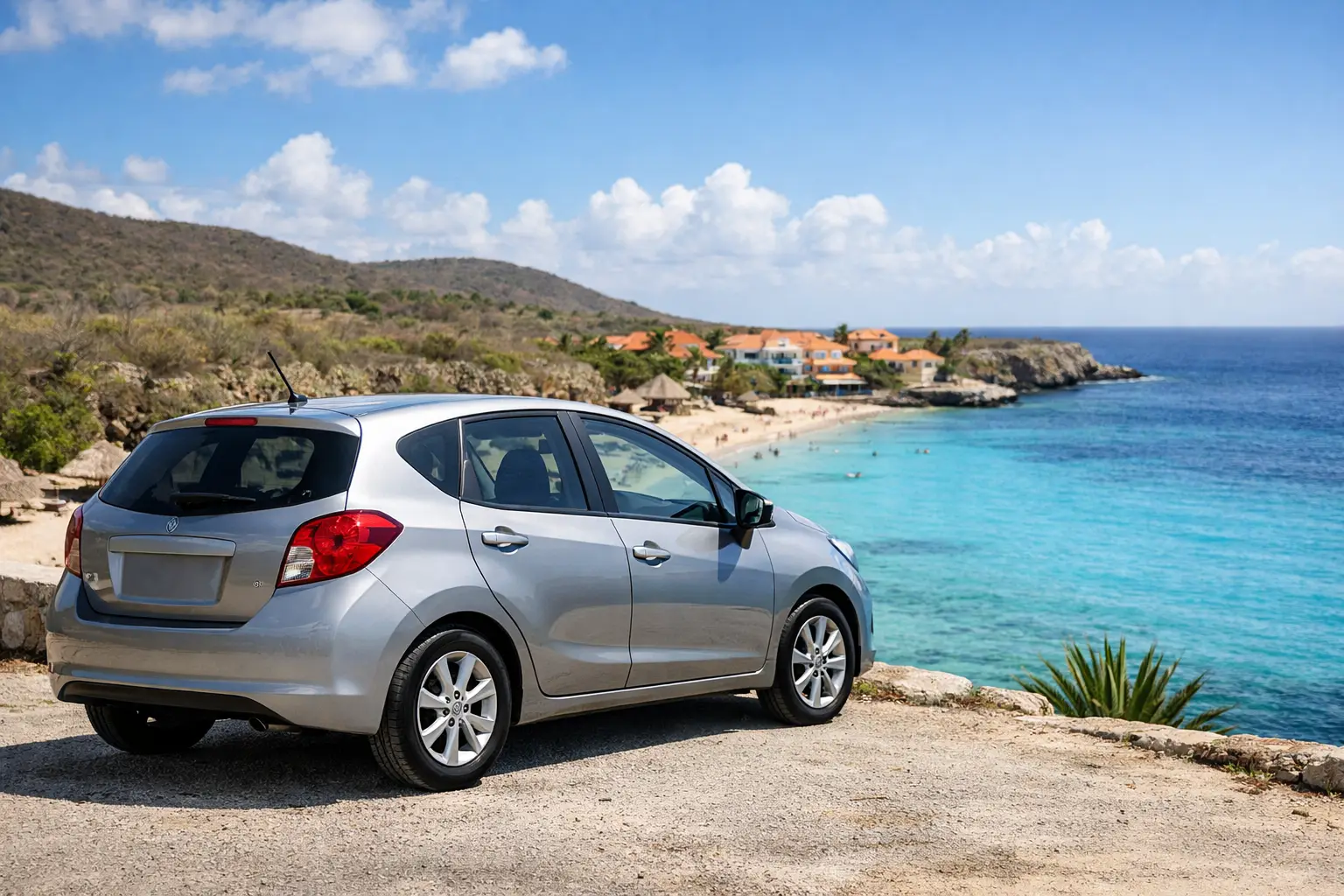 Hatchback huren Curaçao? Slim en betaalbaar